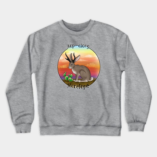 Jackalope Crewneck Sweatshirt by ruthimagination